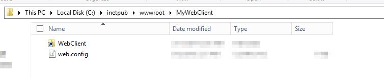 Web Config