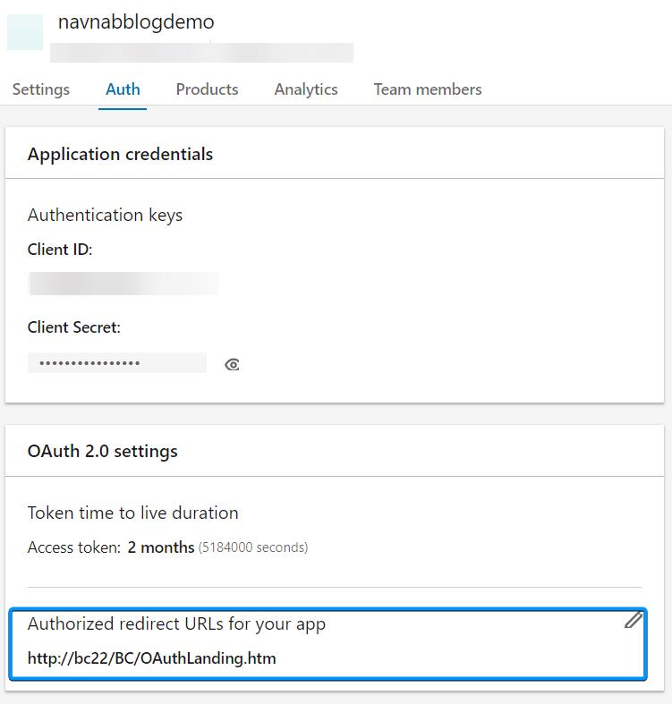 LinkedIn Auth